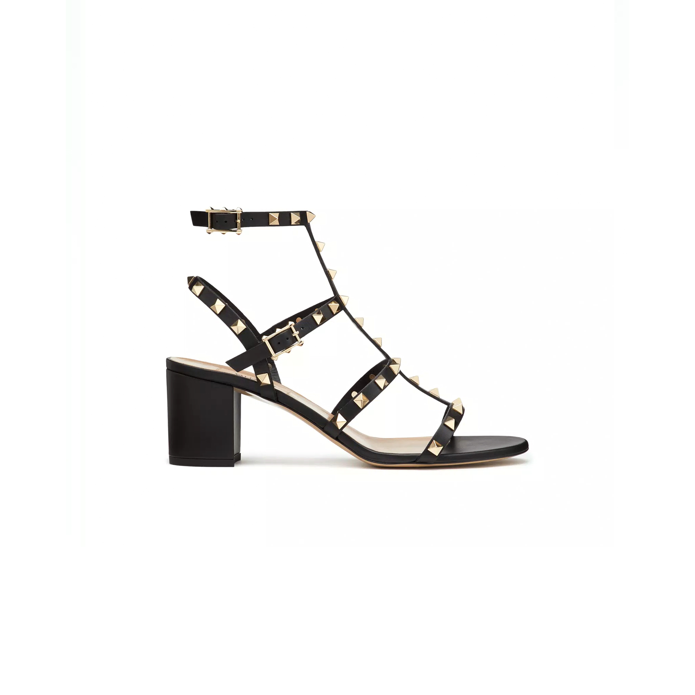 VALENTINO ROCKSTUD CALFSKIN ANKLE STRAP SANDAL 60MM 5W2S0491VBP_0NO VALENTINO ROCKSTUD CALFSKIN ANKLE STRAP SANDAL 60MM 5W2S0491VBP_0NO